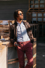 Carica l'immagine nel visualizzatore di Gallery, Camicia su misura misto LINO COTONE - CIFRE Sartoria