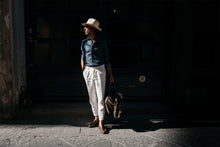 Carica l'immagine nel visualizzatore di Gallery, Camicia su misura cotone effetto DENIM - CIFRE Sartoria
