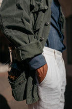 Carica l'immagine nel visualizzatore di Gallery, Camicia su misura cotone effetto DENIM - CIFRE Sartoria