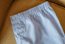 Carica l&#39;immagine nel visualizzatore di Gallery, Intimo uomo - Boxer - Righe Blu - CIFRE Sartoria
