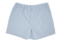 Carica l&#39;immagine nel visualizzatore di Gallery, Intimo uomo - Boxer - Righe Blu - CIFRE Sartoria
